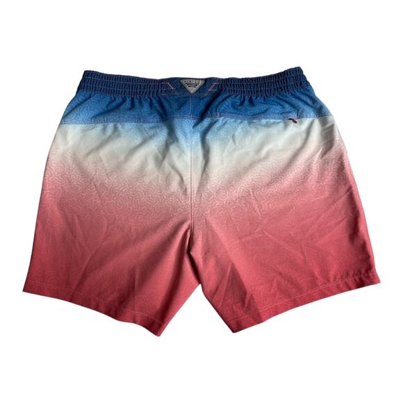 Columbia PFG Boardshorts Blue Mens Swim Trunks Zippered Pocket Large Vacation - Picture 7 of 15